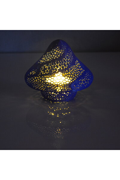 rmys Küçük Mantar Lamba /  mumlu lamba / mum dahil