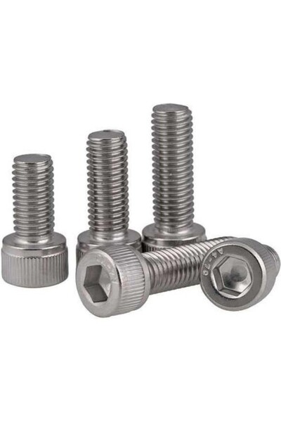 HAN CİVATA M/8x25 Imbus Civata Inox Paslanmaz 10 Adet