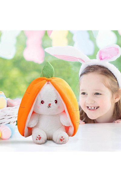 CAN OYUNCAK Strawberry Rabbit with Bag 50 cm Special Gift