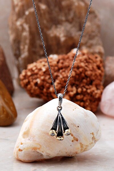 Sümer Telkari Çekiç Dövme Pençe Tasarım Gümüş Kolye 6499