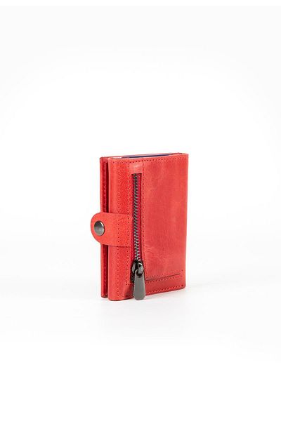 La La'Graccio Paris La'graccio Paris Boavista - Нежен портфейл от естествена кожа Crazy Red