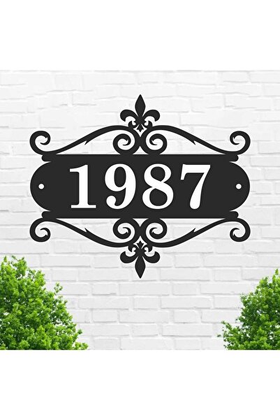 zafrakreklam VİLLA - SİTE - APARTMAN NO - TABELA - 25X35cm ALÜMİNYUM KOMPOZİT CNC FOLYO KESİM ZAFRAK REKLAM