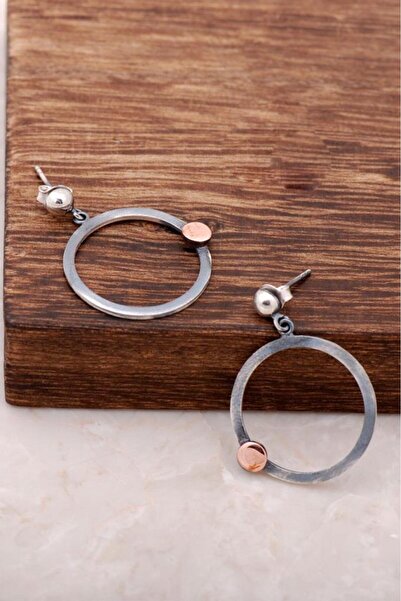 Sümer Telkari Kaos Tasarım Elişi Gümüş Küpe 4049