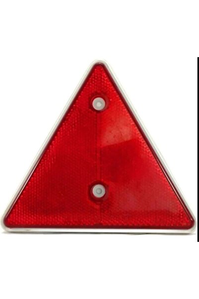 ÇERAY PLASTİK ÜÇGEN REFLEKTÖR KIRMIZI 14X16cm