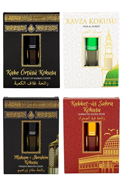 ESVED Kabe Örtüsü Kokusu Medine Ravza Kokusu Makamı İbrahim Kokusu ve Kubbetü...