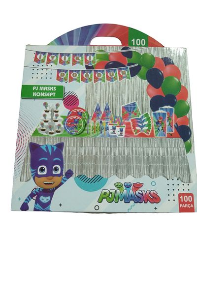VZN Pj Maksk Concept Birthday Party Set? 100 Pieces Party Set Party Supplies