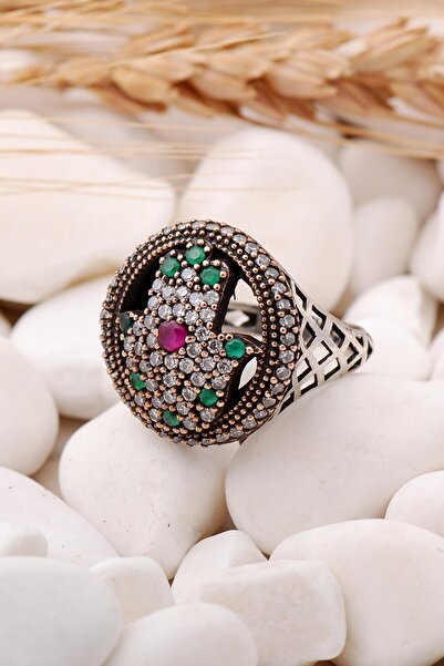 Sümer Telkari Bereket Eli Elişi Gümüş Yüzük 78