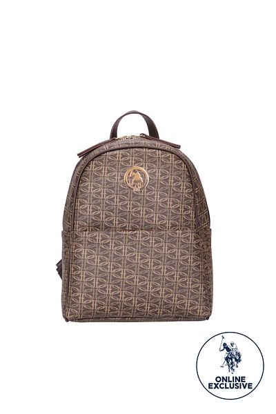 U.S. Polo Assn. Rucsac de damă maro-maro - Us8642 Online Exclusiv