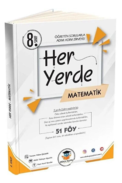 Zeka Küpü Yayınları 8.sınıf Heryerde Matematik Soru Bankası
