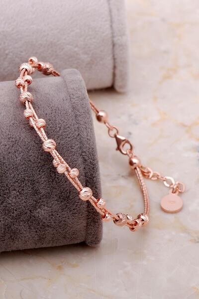 Sümer Telkari Dorika Rose 925 Ayar Gümüş Sarma Bilezik 3332