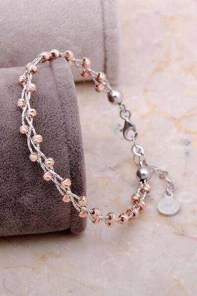 Sümer Telkari Dorika Rose 925 Ayar Gümüş Bilezik 3325