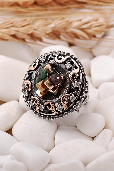 Sümer Telkari Tasarım Elişi Gümüş Yüzük 163