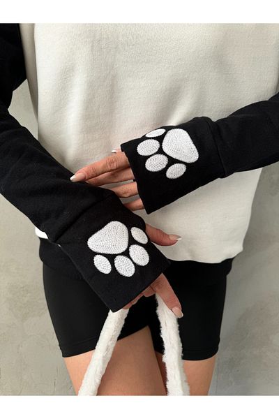 Gezen Çorap Thermal Inside Raised Fleece Panda Sweatshirt - Flexible and Comfortable Quality