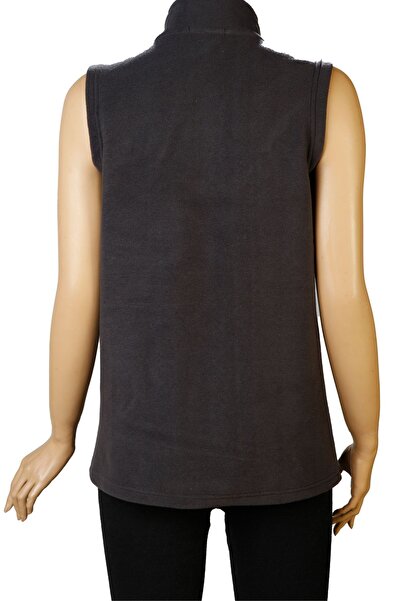 Giyimde Evrim Kadın Antrasit Polar Yelek