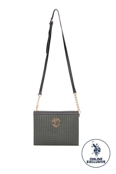 U.S. Polo Assn. Γυναικεία τσάντα Messenger Khaki Us8628 - Online Exclusive