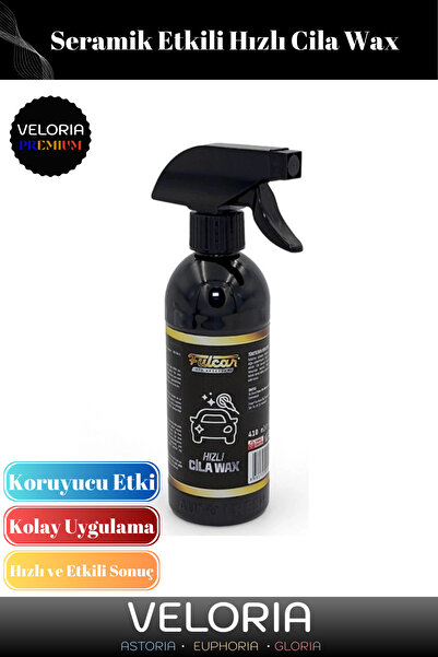 Veloria Etkili Formül Parlatıcı Canlı Görünüm Uzun Süre Koruyucu Seramik Oto ...