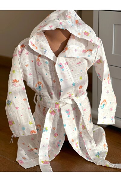 Shopiole رداء حمام للأطفال من عمر 5-6 سنوات - رداء حمام وشاطئ بغطاء للرأس من ...