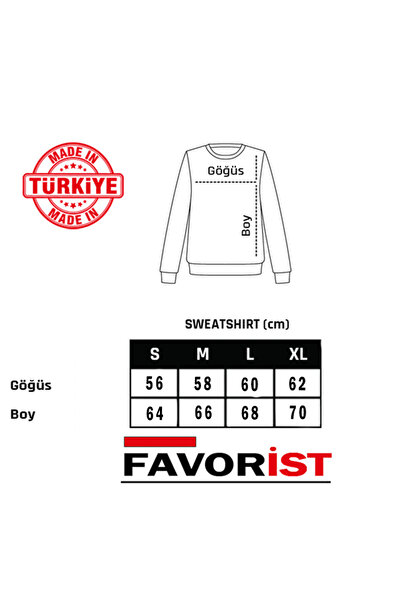 FAVORİST Світшот Oversize Kapüşonlu (PAPATYA)