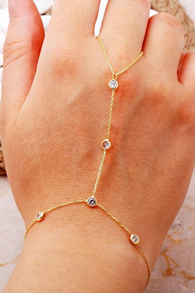 Sümer Telkari Sıra Taşlı Altın Yaldızlı Gümüş Şahmeran 51