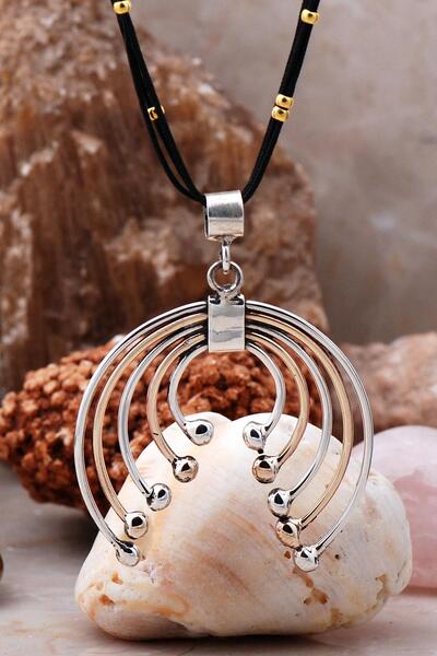 Sümer Telkari Trend Tasarım Tomurcuk Halkalı Kolye 6796