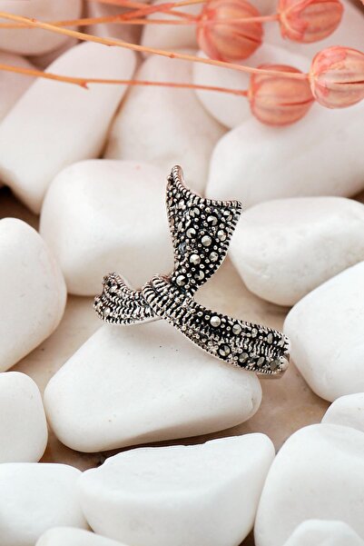 Sümer Telkari Tasarım Markazit Taşlı Gümüş Yüzük 354