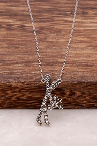 Sümer Telkari Bir Demet Çiçek Aşık Adam Markazit Taşlı Gümüş Kolye 429