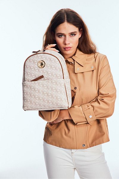 U.S. Polo Assn. Rucsac de damă Beige-Tan - Us8642 Online Exclusiv