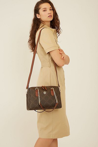 U.S. Polo Assn. Geantă de umăr pentru femei maro-brun Us8099 Online Exclusive