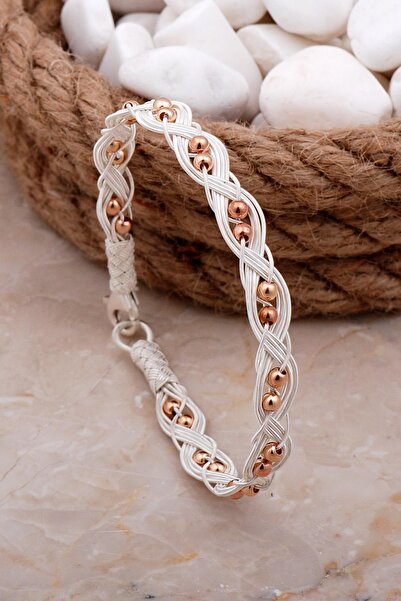 Sümer Telkari Kazaziye Elişi Rose Toplu Gümüş Bileklik 4140