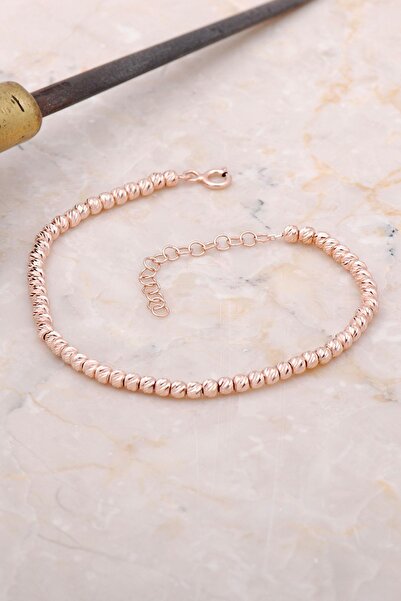 Sümer Telkari Dorika Rose 925 Ayar Gümüş Bileklik 3367