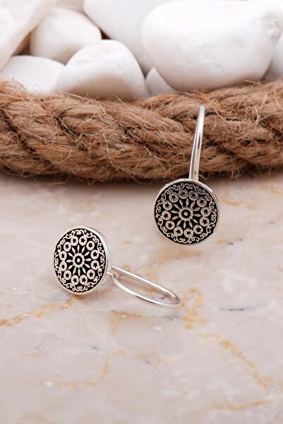 Sümer Telkari Anadolu Motifli Elişi Gümüş Küpe 5935