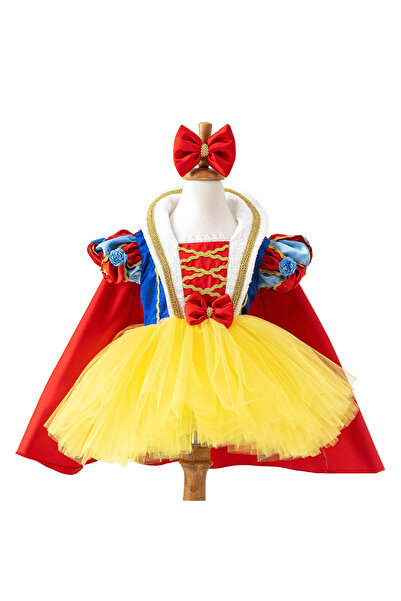 Costumes Club El Yapımı Pamuk Prenses Kostümü Taç - Kız Çocuk Parti Ve Doğum Günü Elbiseleri