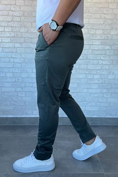 MİSHAR İTALİA Light Khaki Men's Pocket Trousers