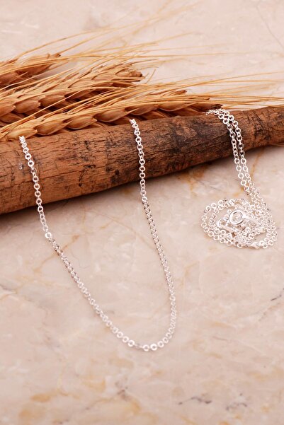 Sümer Telkari Ezme Forse 70 Cm Gümüş Zincir Kolye 71