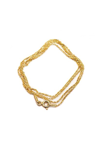 Sümer Telkari 50 Cm Altın Yaldızlı Gümüş Zincir 26