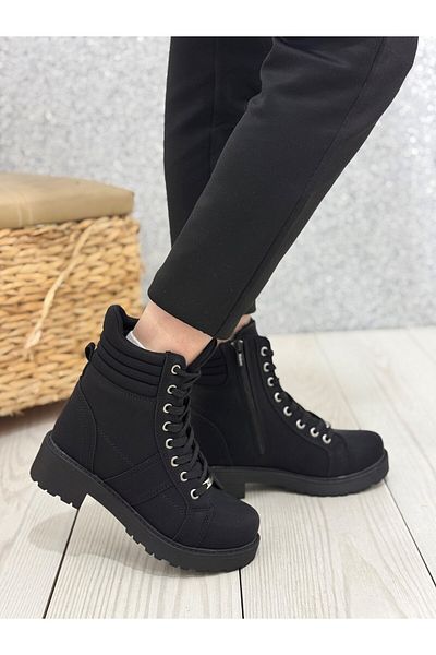 Wickers 2157 Wickers-2 Cizme impermeabile din nubuc negru