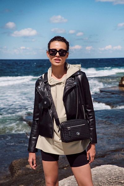 U.S. Polo Assn. Geantă de umăr pentru femei neagră-neagră Us8429 Exclusiv online