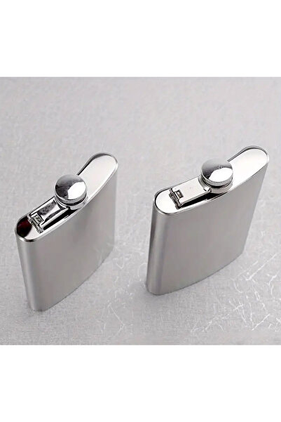 UrbanCove Co Premium, Stainless Steel Rectangular Flask 4oz (118ml) Portable, Durable (1 Piece)