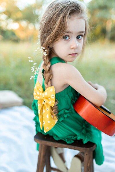 miabambim Buckle Daisy Patterned Bow