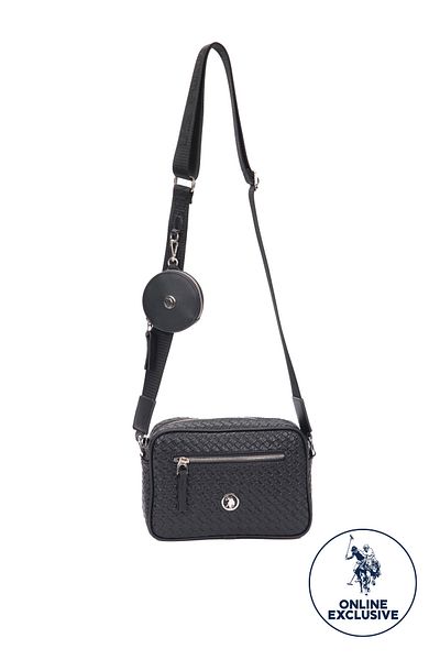 U.S. Polo Assn. Geantă de umăr pentru femei neagră-neagră Us8429 Exclusiv online