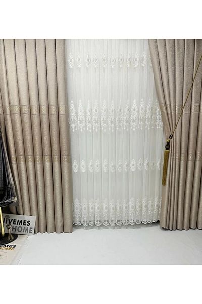 NİVEMESHOME Nivemeshome Uma - 1/3 Close Pleated Fund Curtain APM