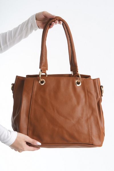 Solo Bag Geantă de umăr și de umăr din piele moale pentru femei