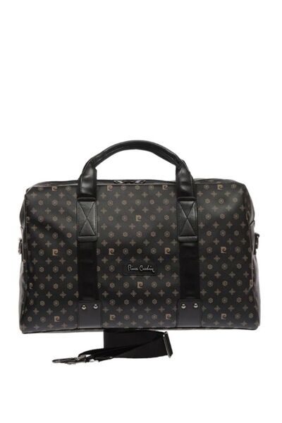 Pierre Cardin Siyah Monogram Unisex Seyahat Çantası 04pc001205-b