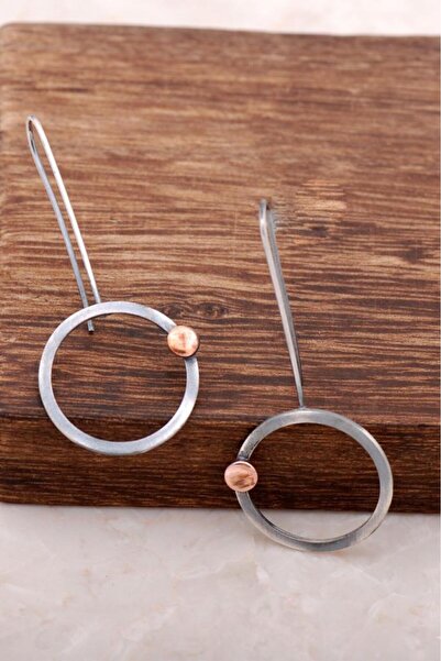 Sümer Telkari Kaos Tasarım Elişi Gümüş Küpe 4039