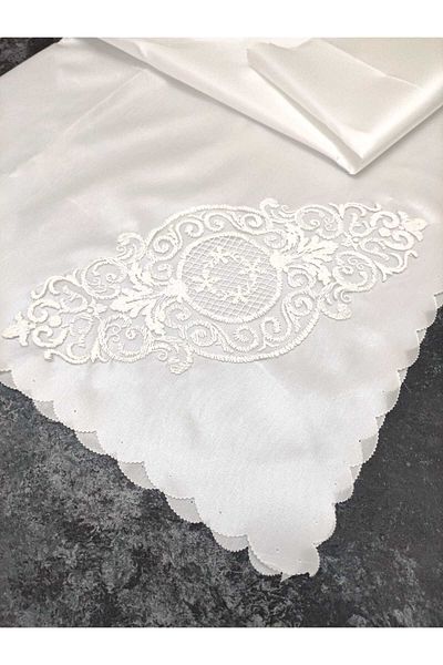 Çt Çeyizci Tekstil French Lace Bridal and Engagement Bundle - Cappuccino Design