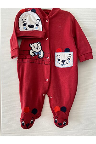 Baalaa طقم رومبير للأطفال مع قبعة تيدي بير