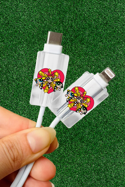 WANNA PROTECT Type-C - Lightning Iphone  Samsung Xiaomi Uyumlu Yumuşak Siliko...