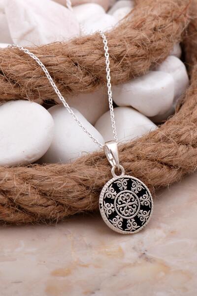 Sümer Telkari Anadolu Motifli Tasarım Gümüş Kolye 7795