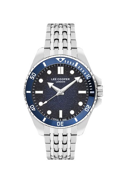 Lee Cooper Lee Cooper LC07954.390 Men Analog Display Watch & Metal Strap Silver