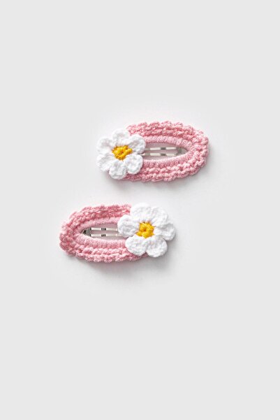 Magu Πλεκτό Σετ αγκράφες Daisy 2 τεμαχίων